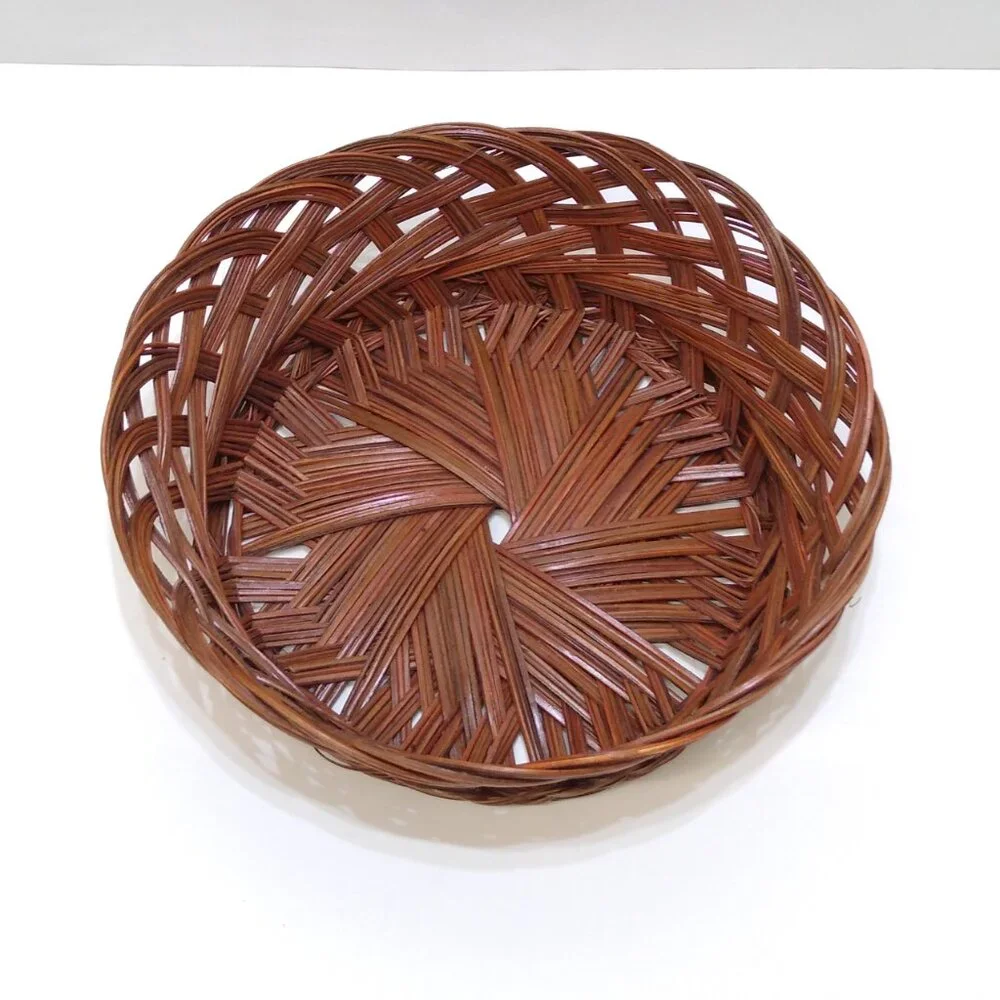 Wicker Basket Handwoven Rattan aesthetic appeal Sturdy Strong Long Lasting Use